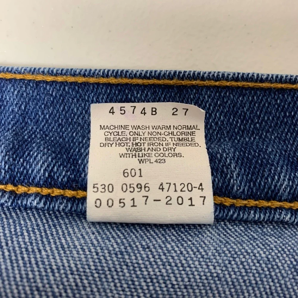 Levi's 517 Bootcut Jeans Mens 40x30 (37x29) Blue Vintage Orange Tab USA Made‎